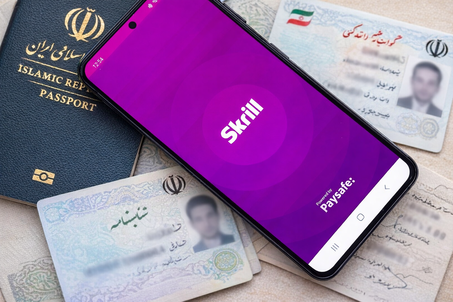 مدارک لازم برای احراز هویت اسکریل